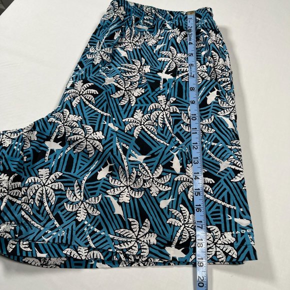 Columbia PFG Mens XL Swim Trunks Board Shorts Palm Tree Fish Tropical Print - Picture 15 of 16